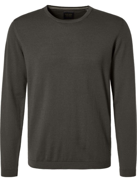 PIERRE CARDIN Strickpullover Rundhals olivebrown 55600 92535.6440 - VOYAGE